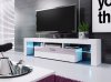 Televizní stolek VERA MINI 138 bílá/bílá vysoký lesk