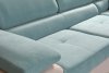 Rohová sedací souprava Dolly, rozkládací s úložným prostorem, pravá, šedá světlý sed Inari 95/91