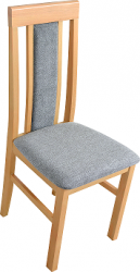 NIEL 2 - jídelní židle (NILO 2) - dřevo dub grandson/ nová látka šedá č.16B= Aston 17 (17X***) - kolekce "DRE"  (K150-E)