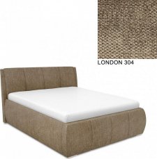 Čalouněná postel AVA EAMON UP 180x200, s úložným prostorem, LONDON 304