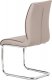 Jídelní židle DCH-575 LAN -  koženka lanýžová / chrom