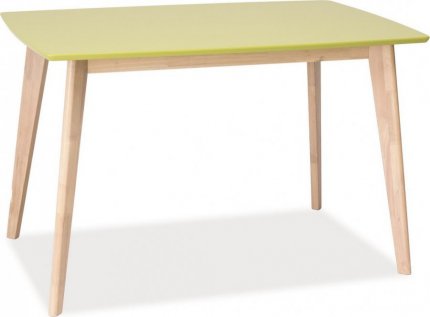 Jídelní stůl COMBO zelená/dub