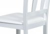 Dřevěná jídelní židle SAVANA WT, bílá