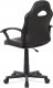 Dětská židle KA-V107 WT, bílá-černá ekokůže/černý plast