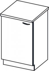 Spodní kuchyňská skříňka KARMEN D60, 1-dveřová, levá