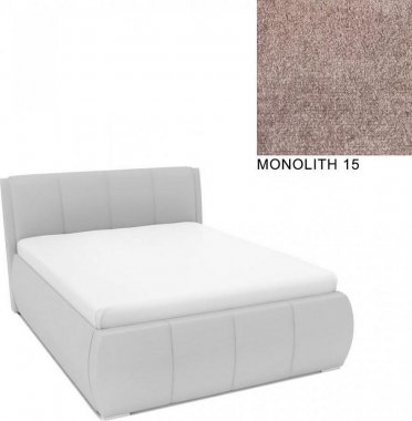 Čalouněná postel AVA EAMON UP 160x200, s úložným prostorem, MONOLITH 15