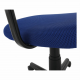 Otočná židle, modrá / vzor / černá, PERCY