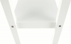 Odkládací konzolový stolek NITRO se zásuvkou, bílá
