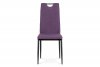Jídelní židle DCL-391 LILA2, potah fialová látka/kov