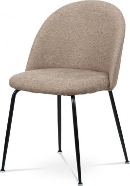 Jídelní židle CT-017 CAP2, cappuccino látka/kov