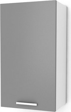 Horní kuchyňská skříňka Natanya G401D šedý lesk