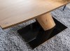Rozkládací jídelní stůl TORONTO 120x80 dub/černý lak