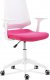 Dětská židle KA-R202 PINK, růžová/bilý plast
