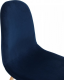 Jídelní židle LEGA, modrá Velvet látka/buk
