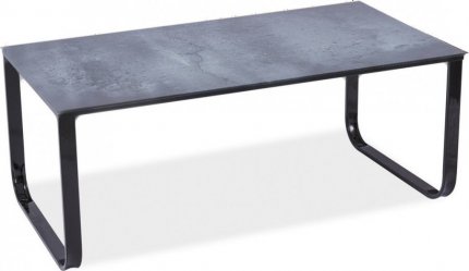 Konferenční stolek TAXI II šedý kámen/černá