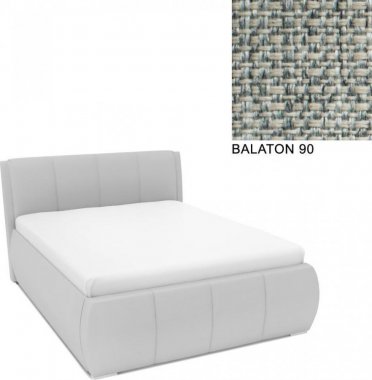 Čalouněná postel AVA EAMON UP 160x200, s úložným prostorem, BALATON 90