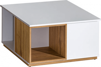 Konferenční stolek KNOX E13, ořech select/bílá