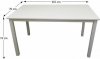 Jídelní stůl, bílá, 110 cm, ASTRO