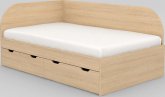 Dětská postel REA GARY 120x200 s úložným prostorem, levá, VICENZA