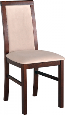 NIEL 6 - jídelní židle (NILO 6) - Ořech/ látka 26B (pův.25X) béžová , Nosnost 120kg - kolekce "DRE" (K150-E)***