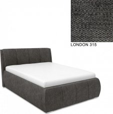 Čalouněná postel AVA EAMON UP 160x200, s úložným prostorem, LONDON 315