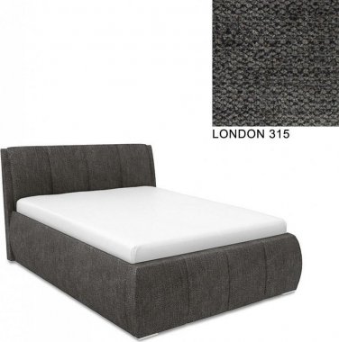 Čalouněná postel AVA EAMON UP 160x200, s úložným prostorem, LONDON 315
