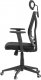 Židle kancelářská, černá mesh, plastový kříž KA-Q851 BK