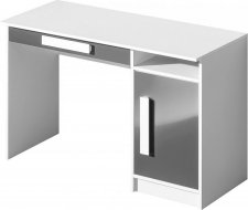 Dětský psací stůl GULLIWER 9 bílá/šedá lesk