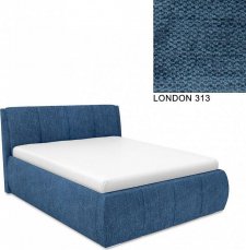 Čalouněná postel AVA EAMON UP 180x200, s úložným prostorem, LONDON 313