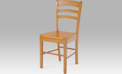 Jídelní židle AUC-004 OL, celodřevěná, olše 