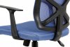 Kancelářská židle KA-H102 BLUE, modrá