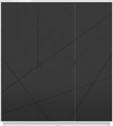 FORN SZF3D bílý lesk/černý mat