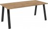 Jídelní stůl KOLINA 185x90 cm, černá/lancelot
