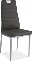 Jídelní židle H-260 šedá/chrom