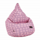 Dětský sedací vak TELDIN, růžovo fialová/vzor