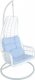 Závěsné relaxační křeslo BLUE, modrý sedák ETP-DL79