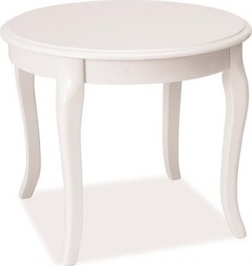 Kulatý konferenční stolek ROYAL D bílý