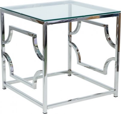 Konferenční stolek VERSACE B nerez/sklo