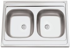 Sinks CLP-A 800 DUO M 0,5mm matný - RDCPM80060025M