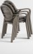 Stohovatelná zahradní židle GARDEN 26031, antracit