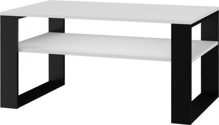 Konferenční stolek Sava 1 bílá/černá