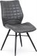 Jídelní židle HC-444 GREY3, šedá látka vintage/černý kov