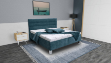 Čalouněná postel WENDY s úložným prostorem a volně loženou matrací