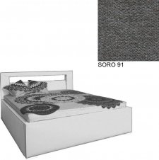 Čalouněná postel AVA LERYN 180x200, s  úložným prostorem, SORO 91