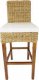 Barová židle LENKA - banánový list - konstrukce mahagon Z008T