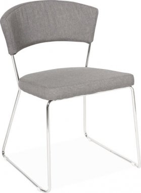 Jídelní čalouněná židle H-188 šedá