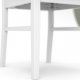 Dřevěná jídelní židle Provence 306 bílá/šedá látka (2 ks)