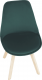 Jídelní židle LORITA, emerald Velvet látka/buk