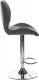 Barová židle AUB-416 GREY3, šedá látka v dekoru vintage kůže/chrom