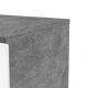 Komoda SIMPLICITY 234, beton/bílý lesk